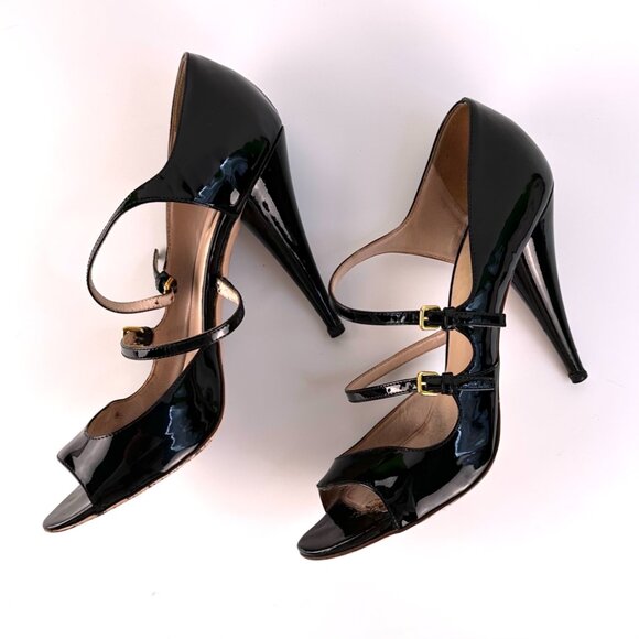MIU MIU Black Patent Mary Jane - Size 39.5 - Picture 5 of 12